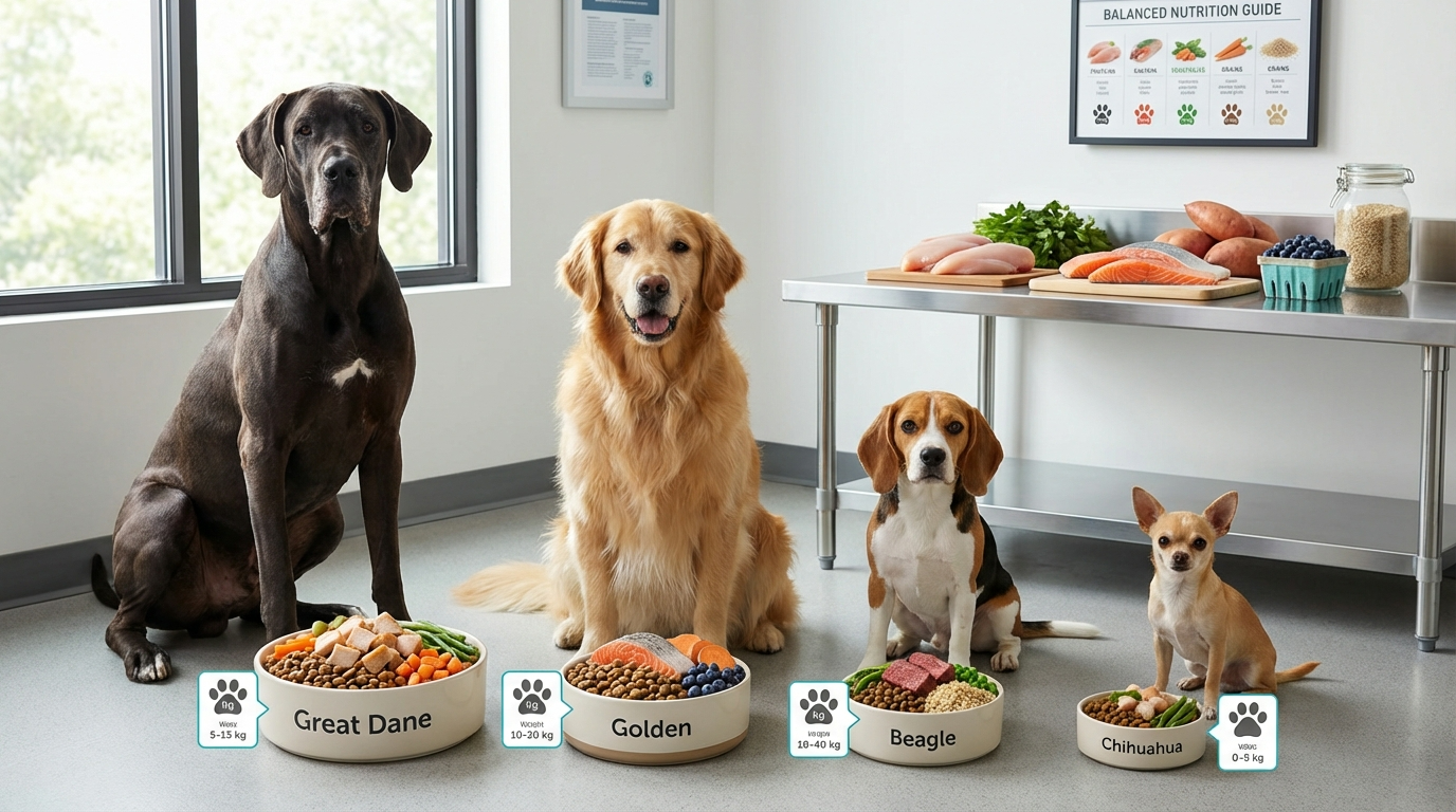Right Diet for Dog Breeds: Small vs Large Needs