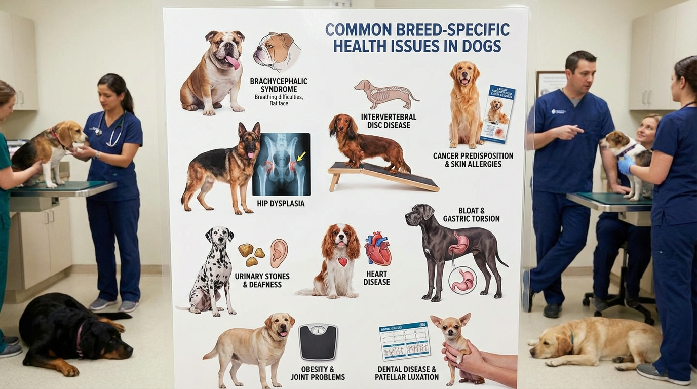 Common Health Issues in Dog Breeds Explained
