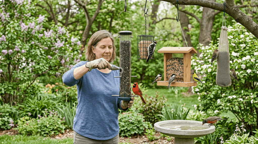 Proper methods and techniques for feeding wild birds correctly
